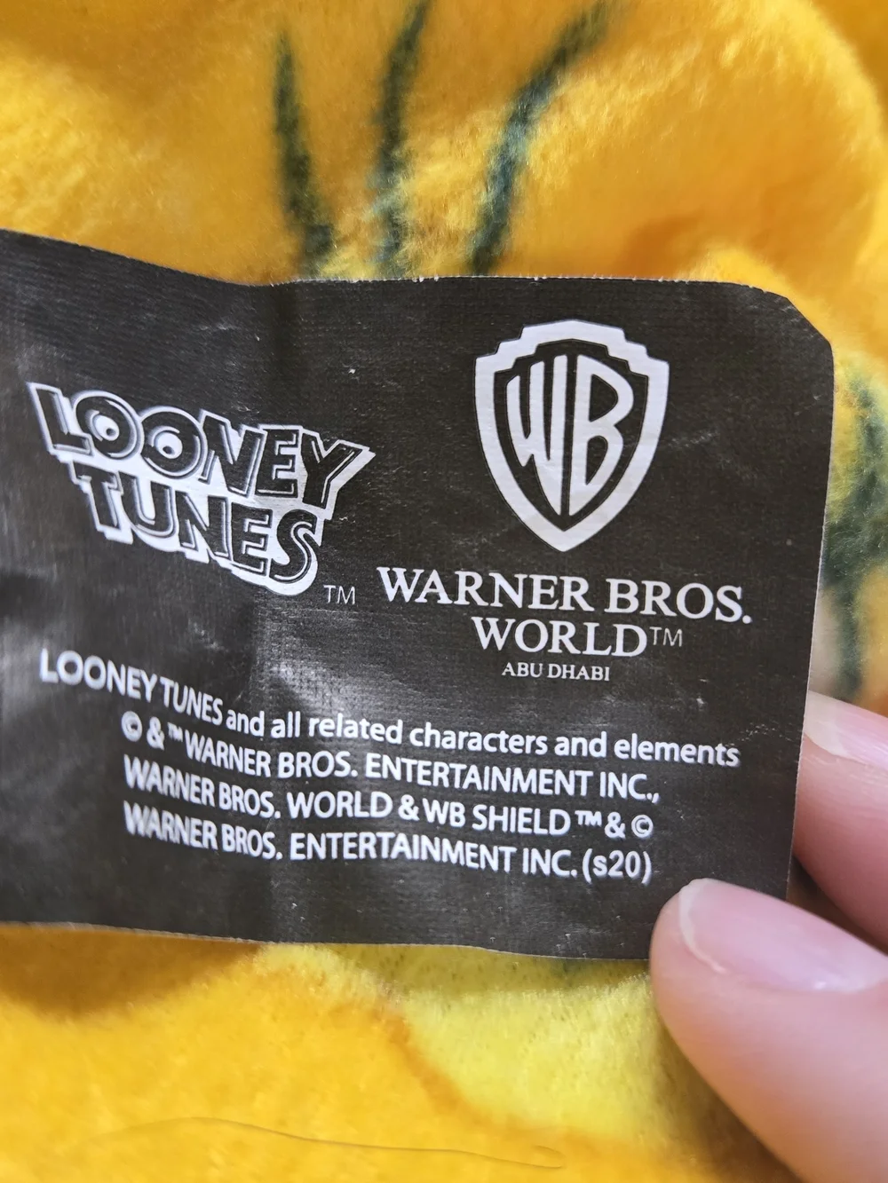 Warner Bros World Abu Dhabi Cartoon Junction Looney Tunes Fleece Blanket